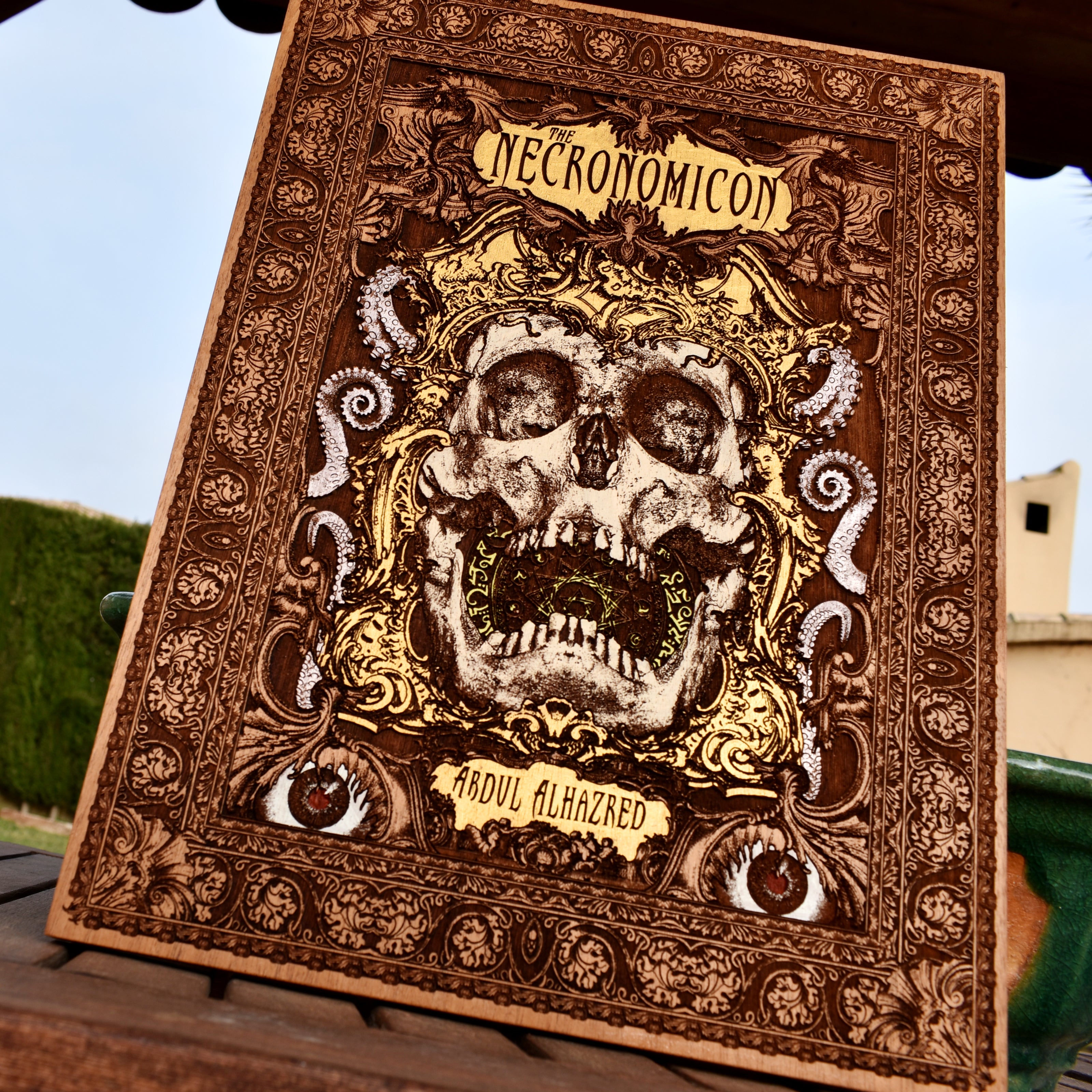 The Necronomicon - Cedar Wood - Large
