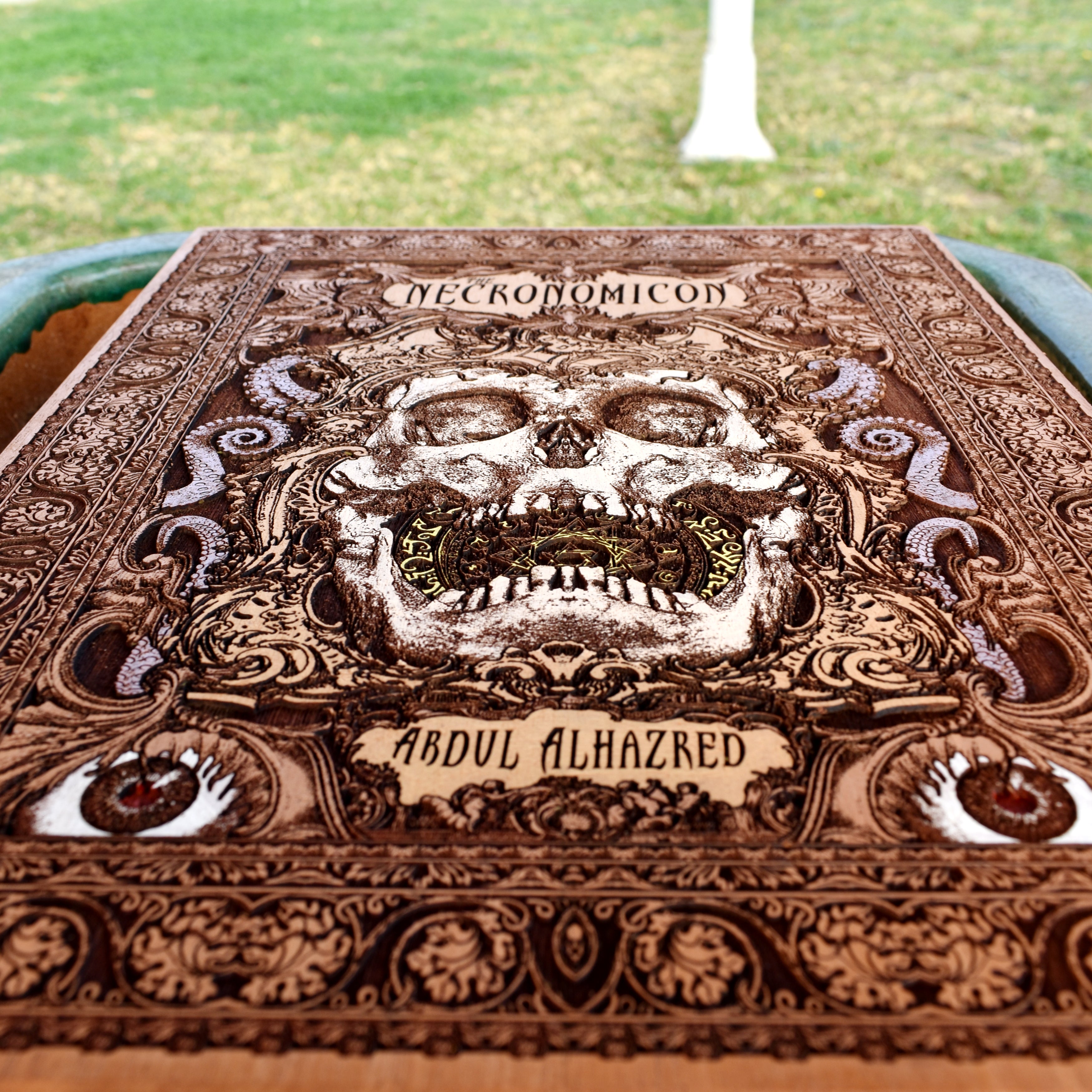 The Necronomicon - Cedar Wood - Large