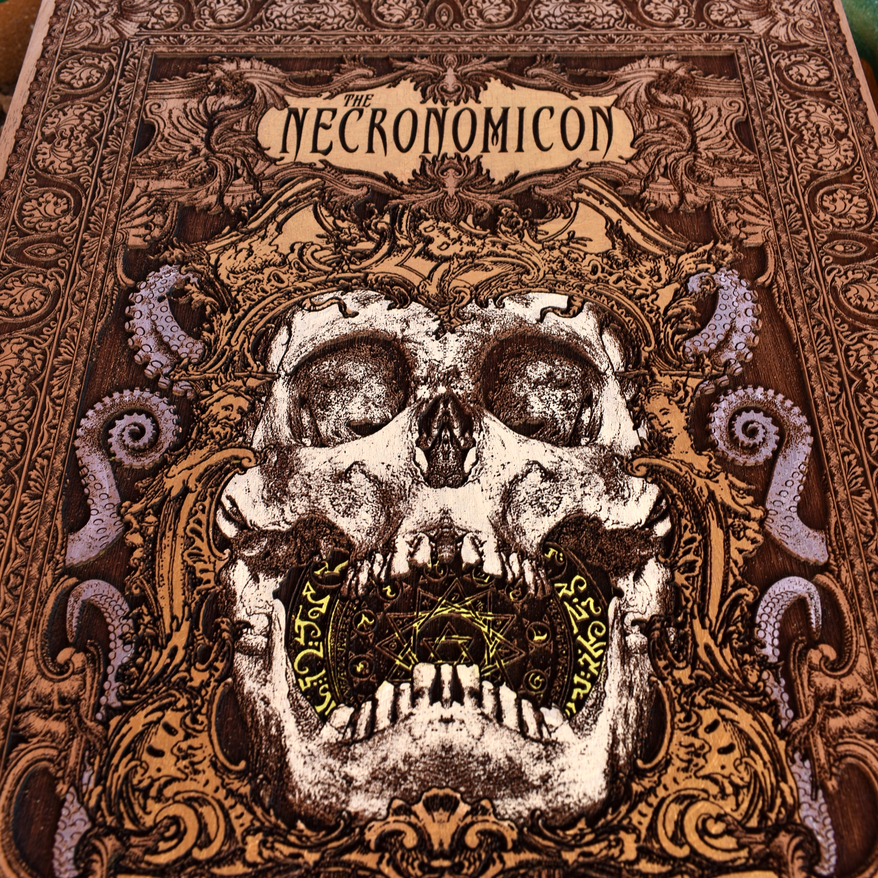 The Necronomicon - Cedar Wood - Large