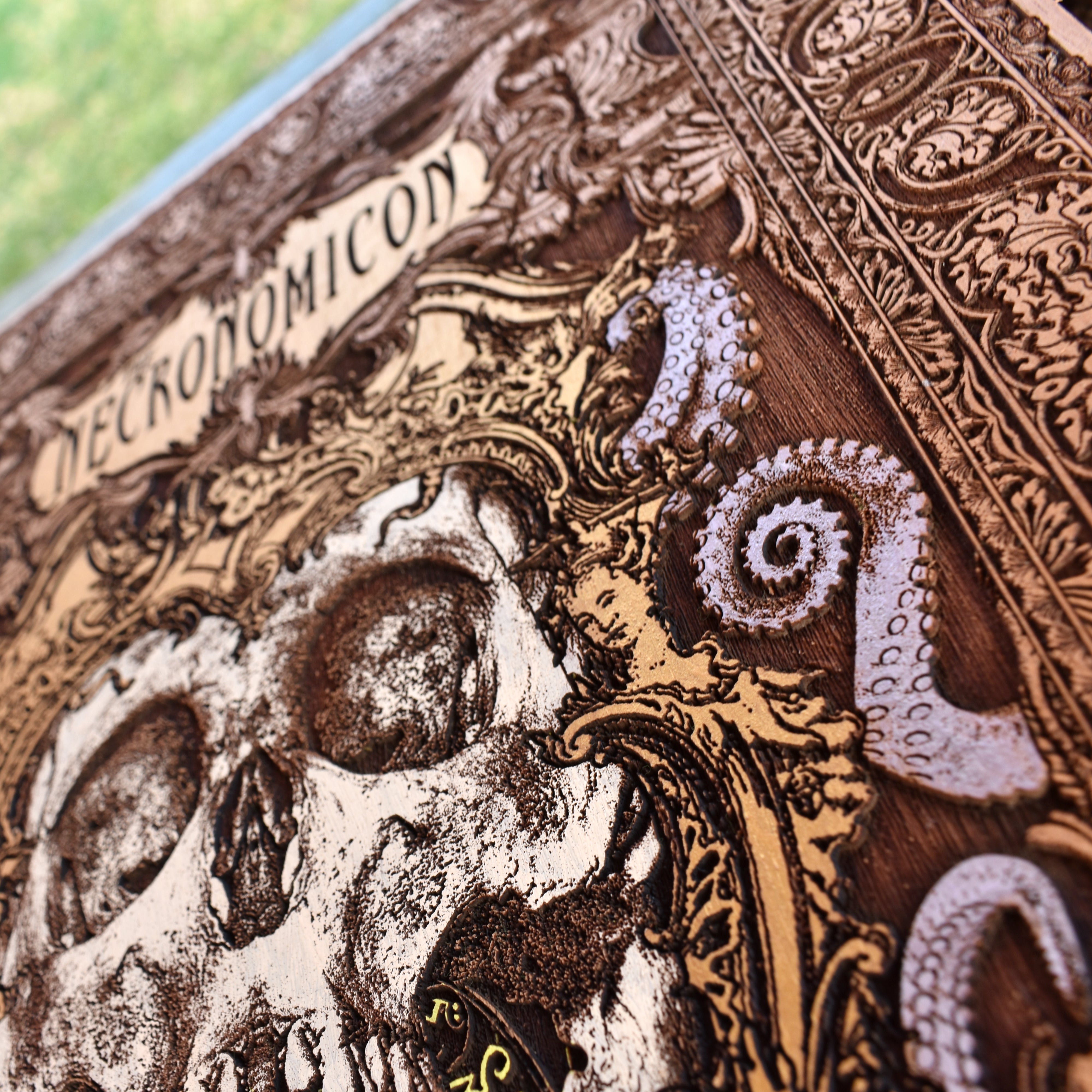 The Necronomicon - Cedar Wood - Large