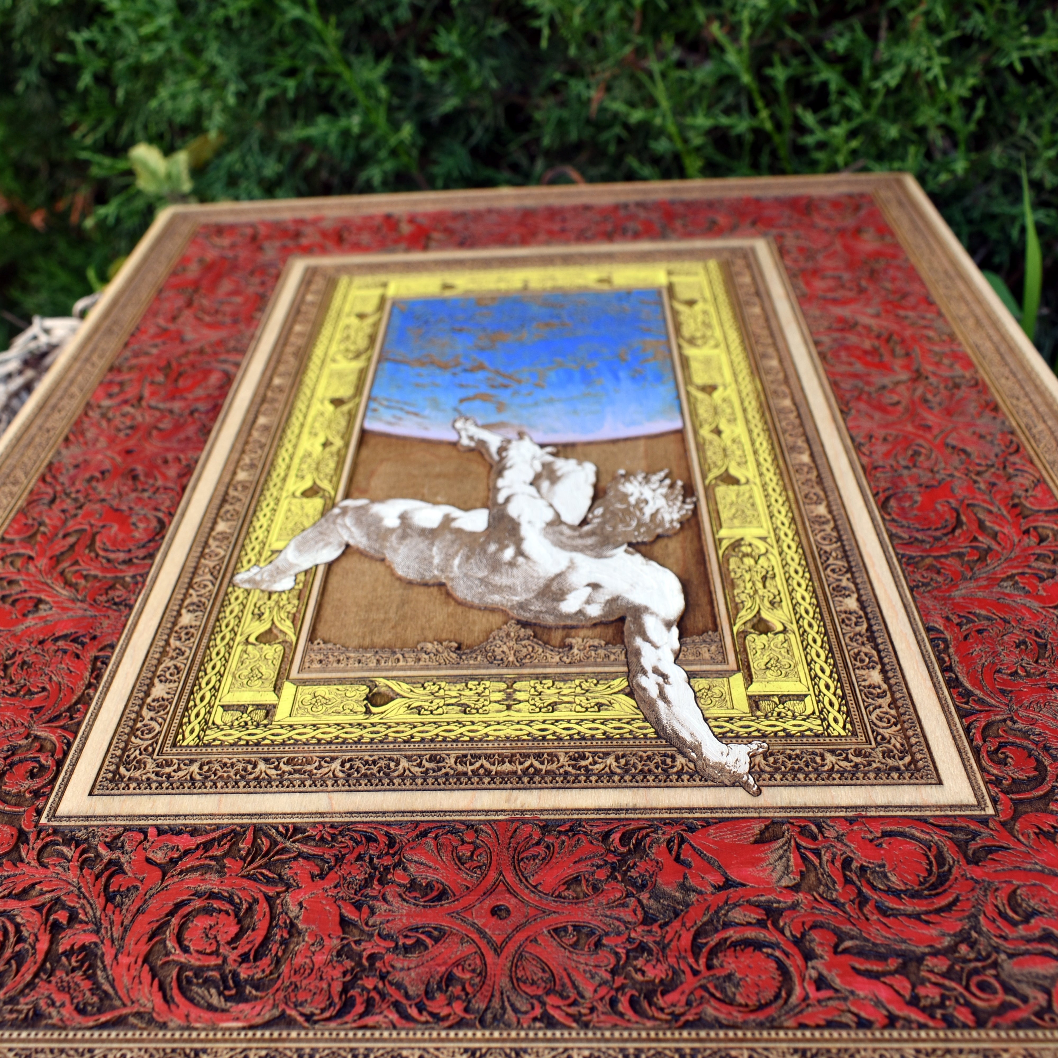 Phaethon Fall - Artwork on Maple - Large