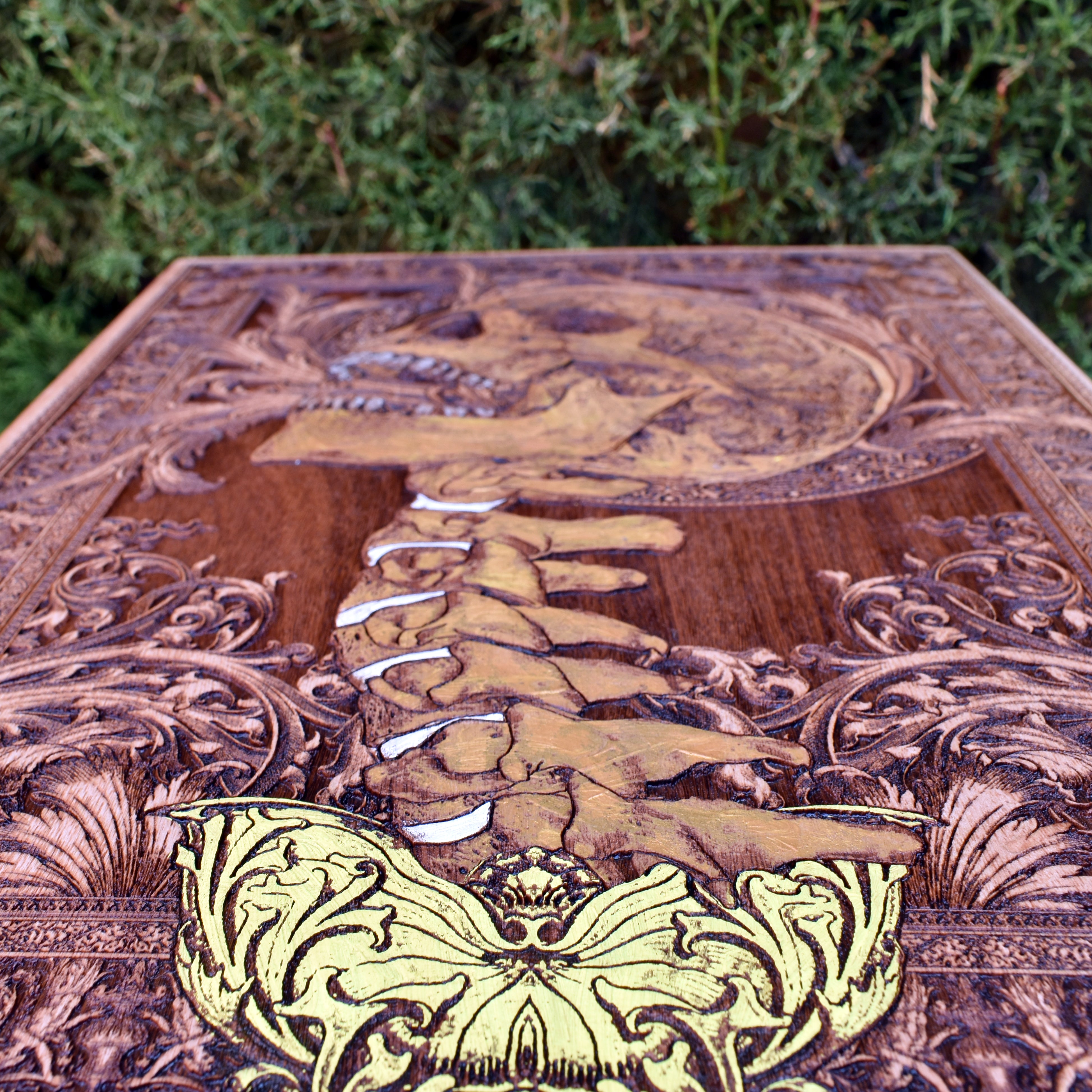 Scream - Large size cedar Wood