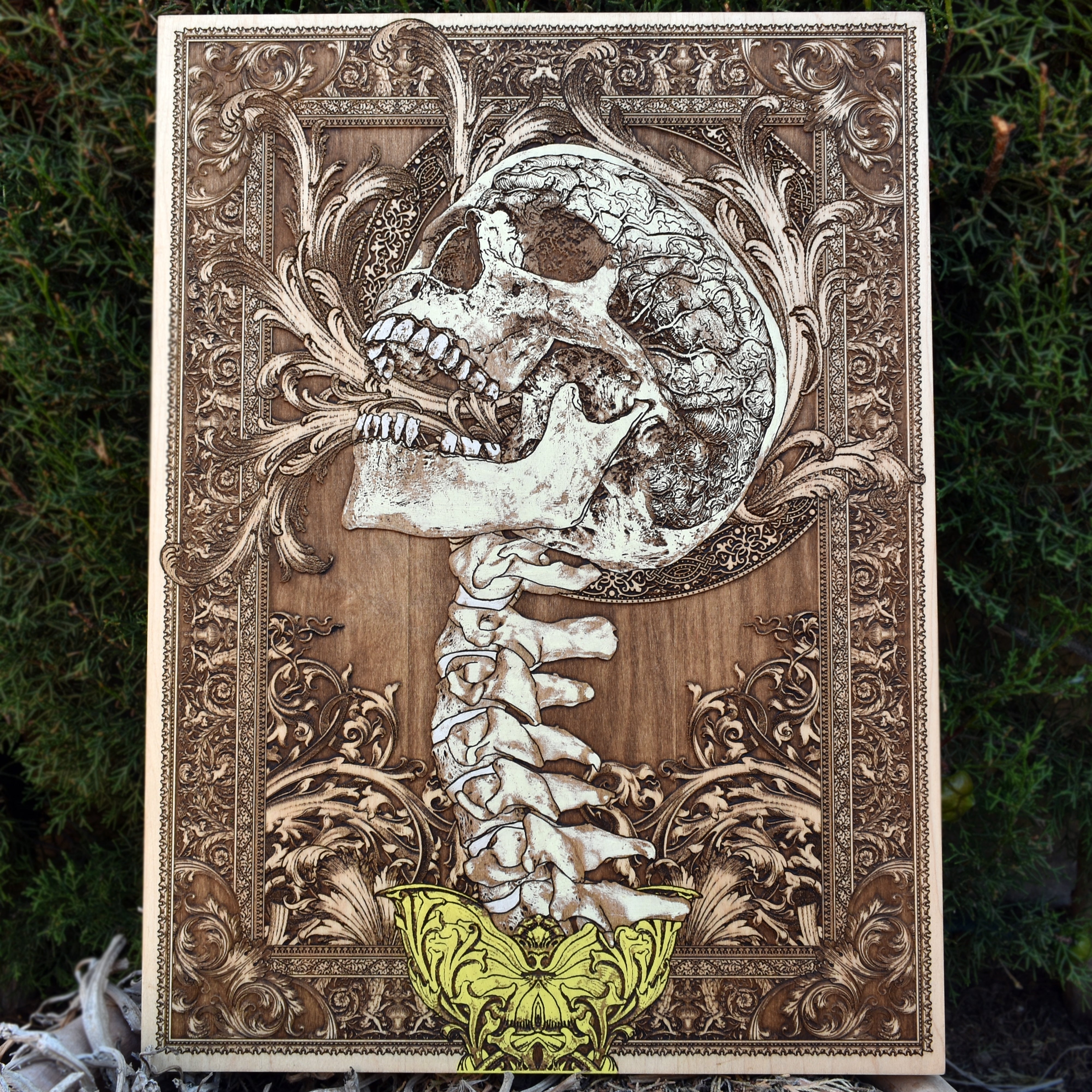 Scream- Large Maple Wood
