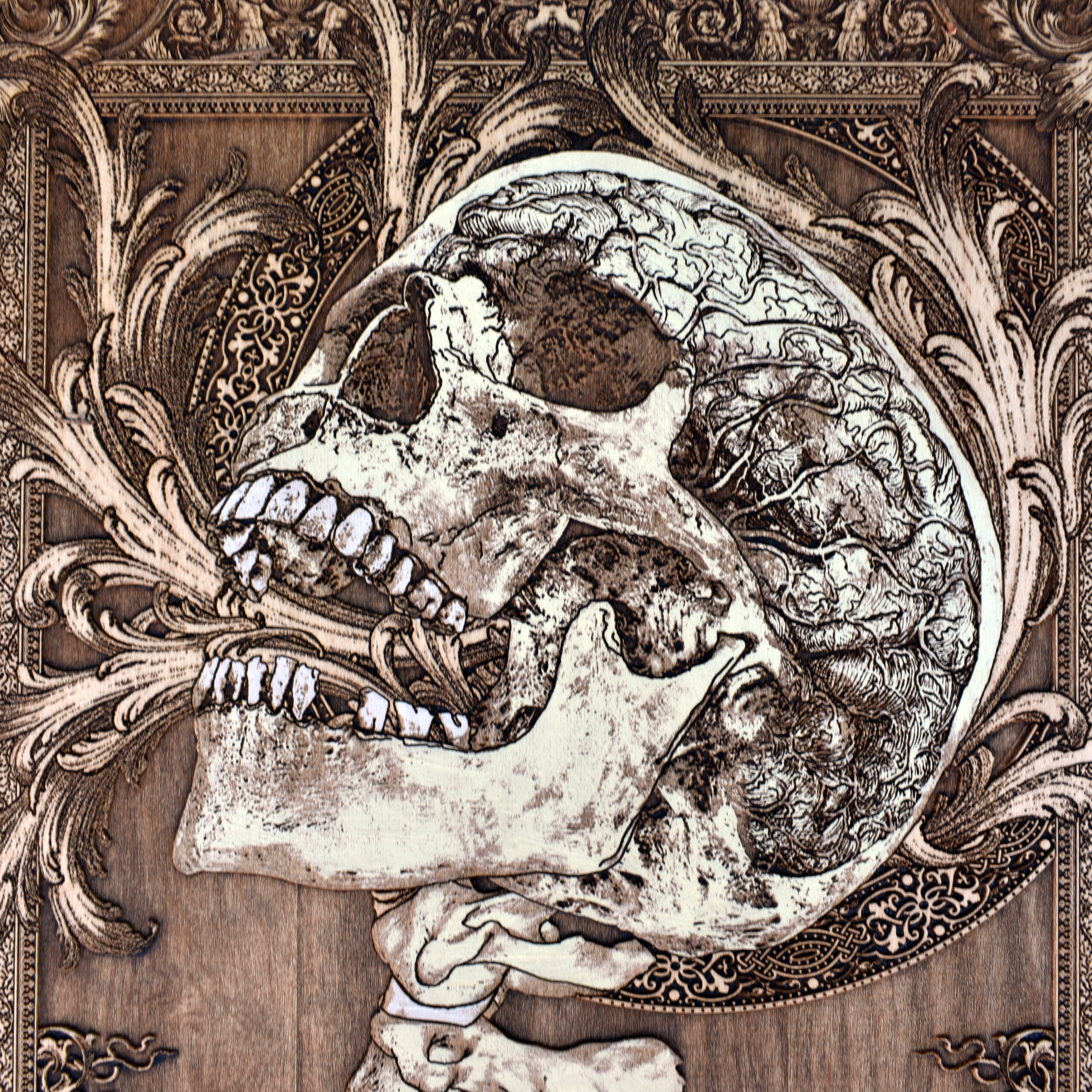 Scream- Large Maple Wood
