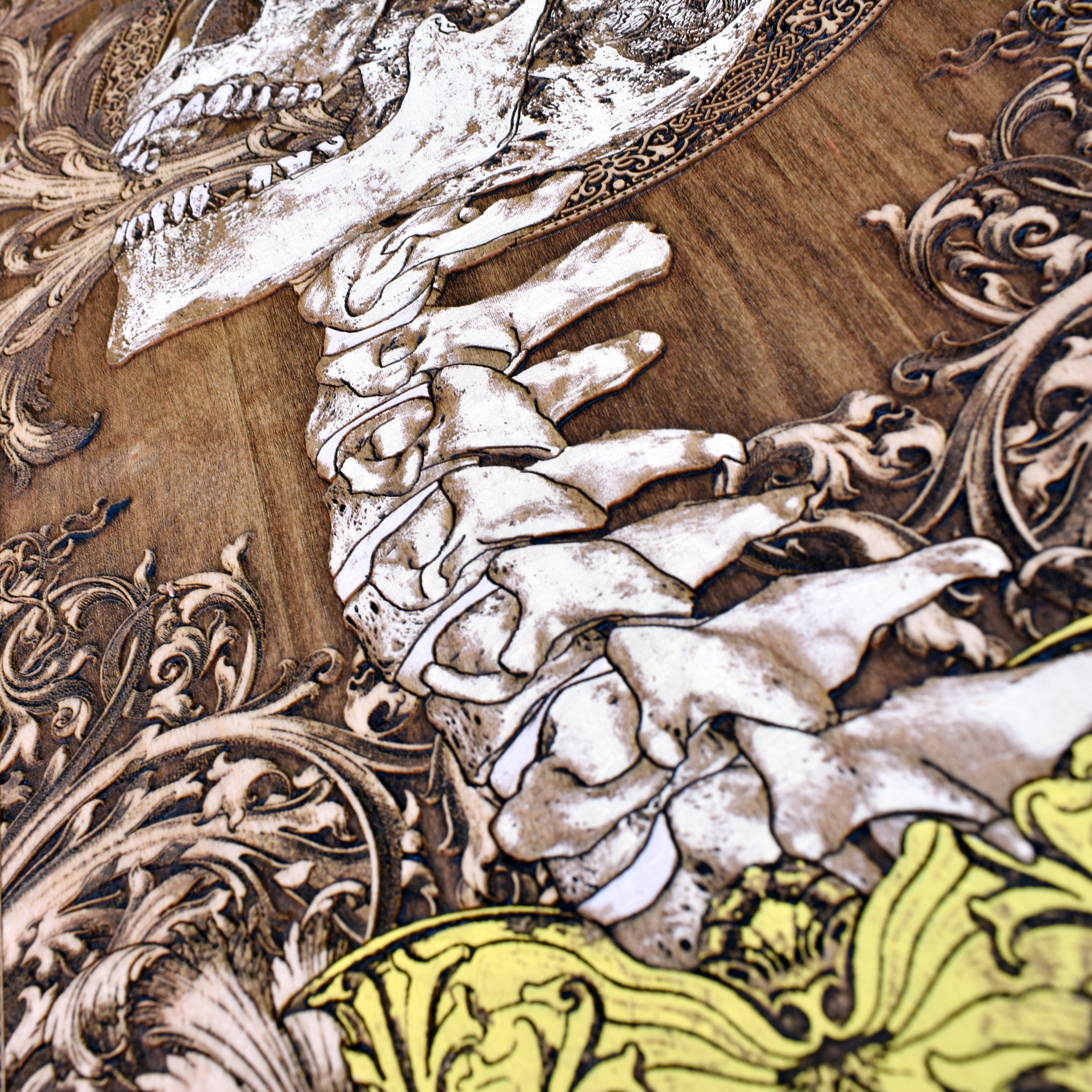 Scream- Large Maple Wood