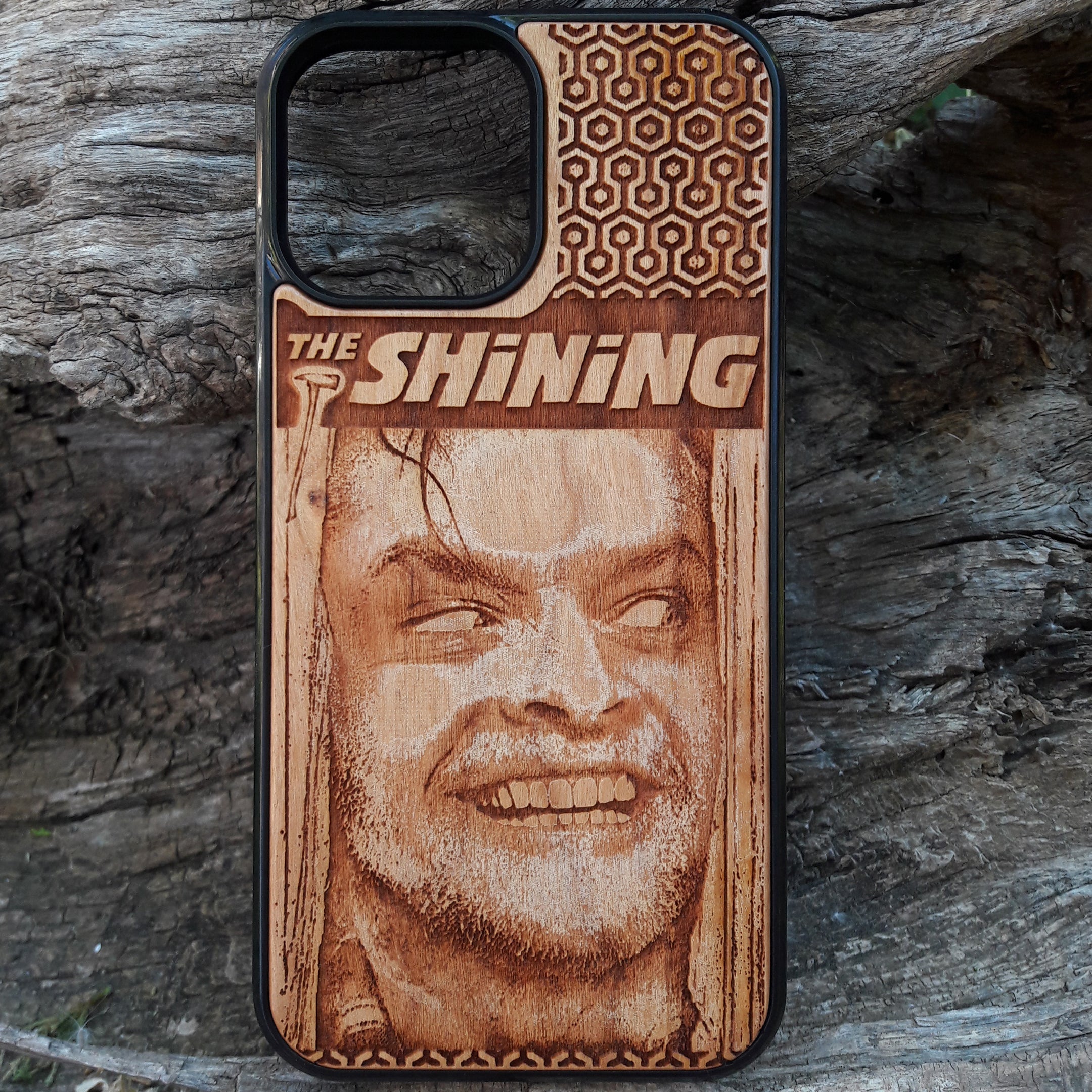 The Shining Wooden Phone Case - Movie Character Design for iPhone & Galaxy The Shining Wooden Phone Case - Movie Character Design for iPhone & Galaxy