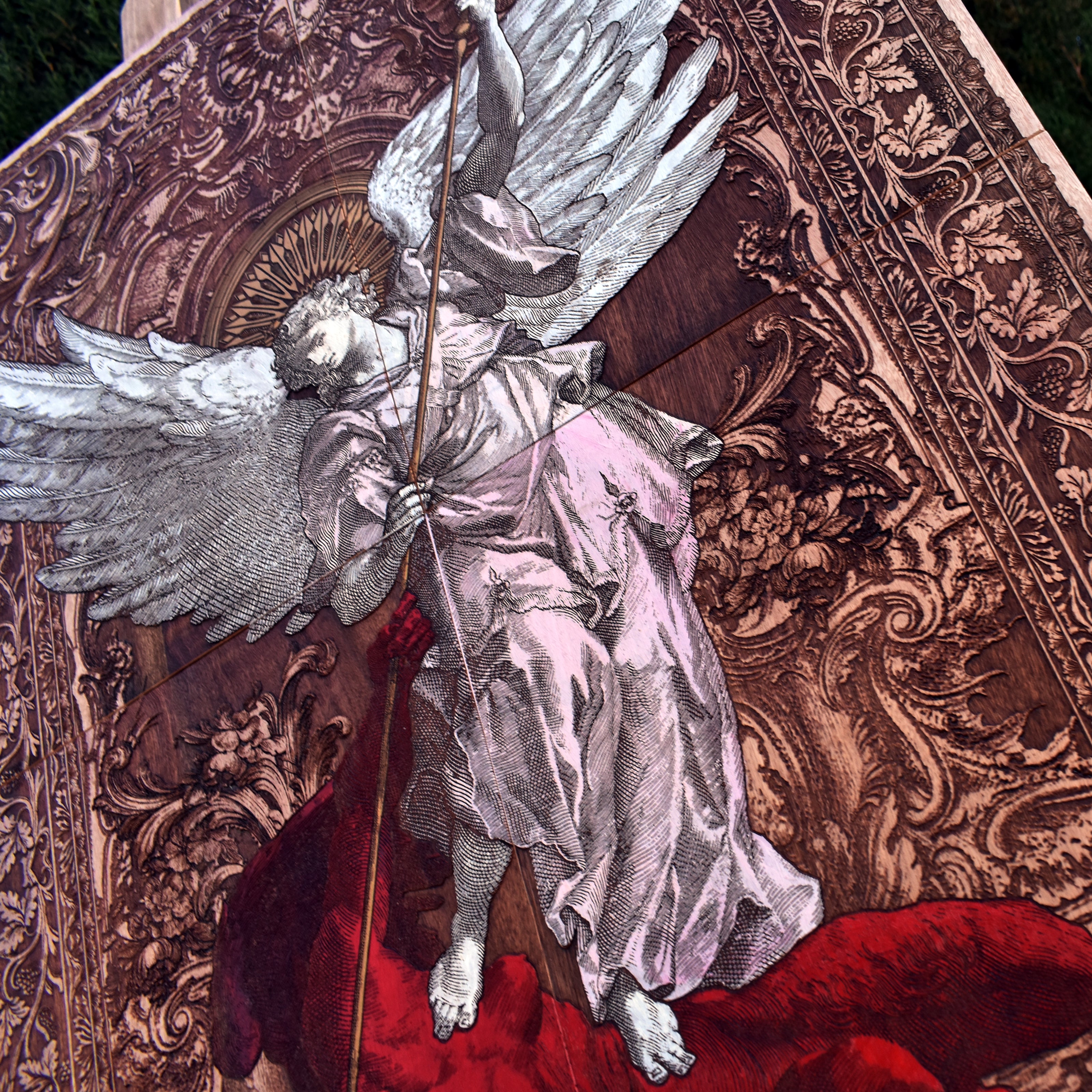 St Michael The Archangel - Mega Size - 4 Wood Pieces