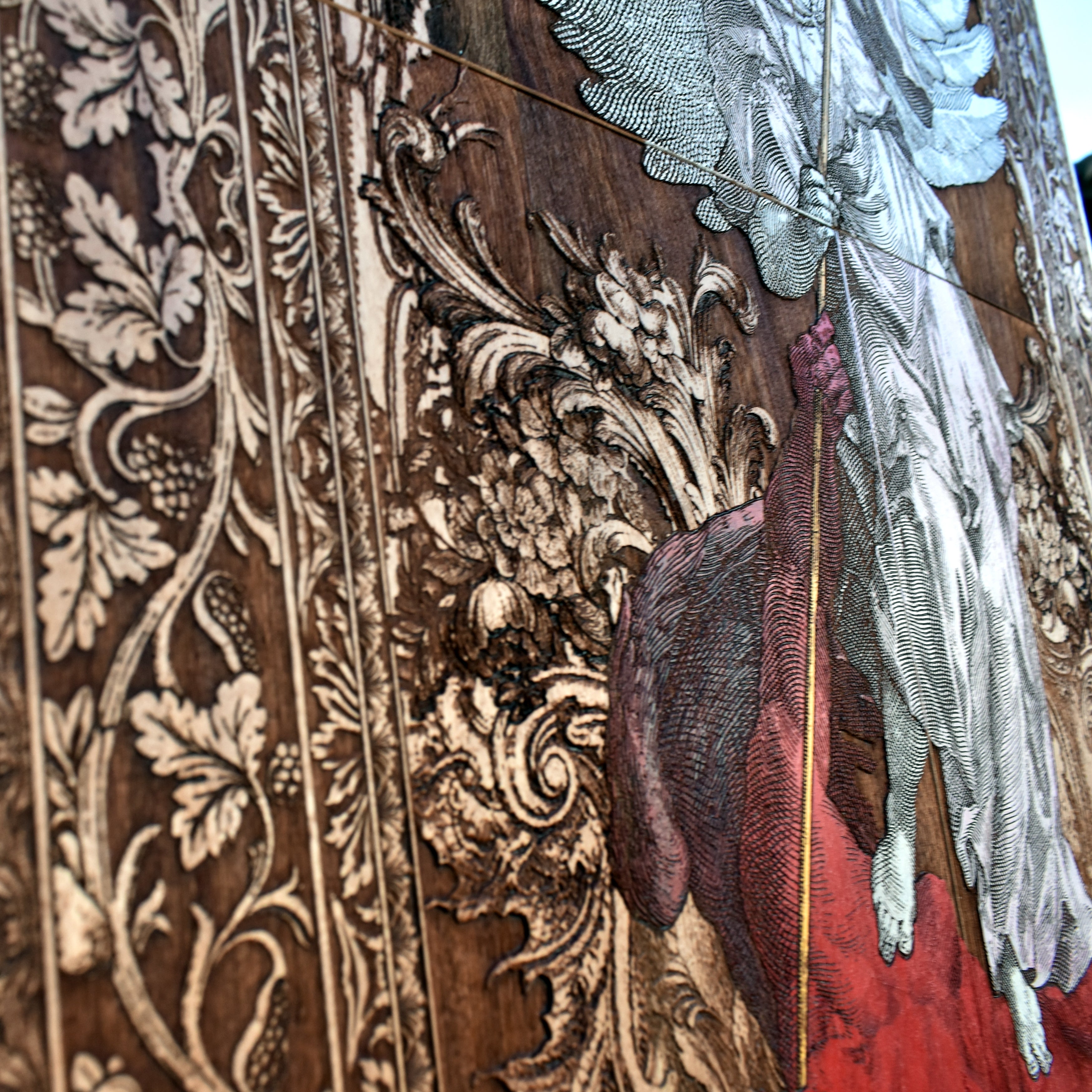 St Michael The Archangel - Mega Size - 4 Wood Pieces