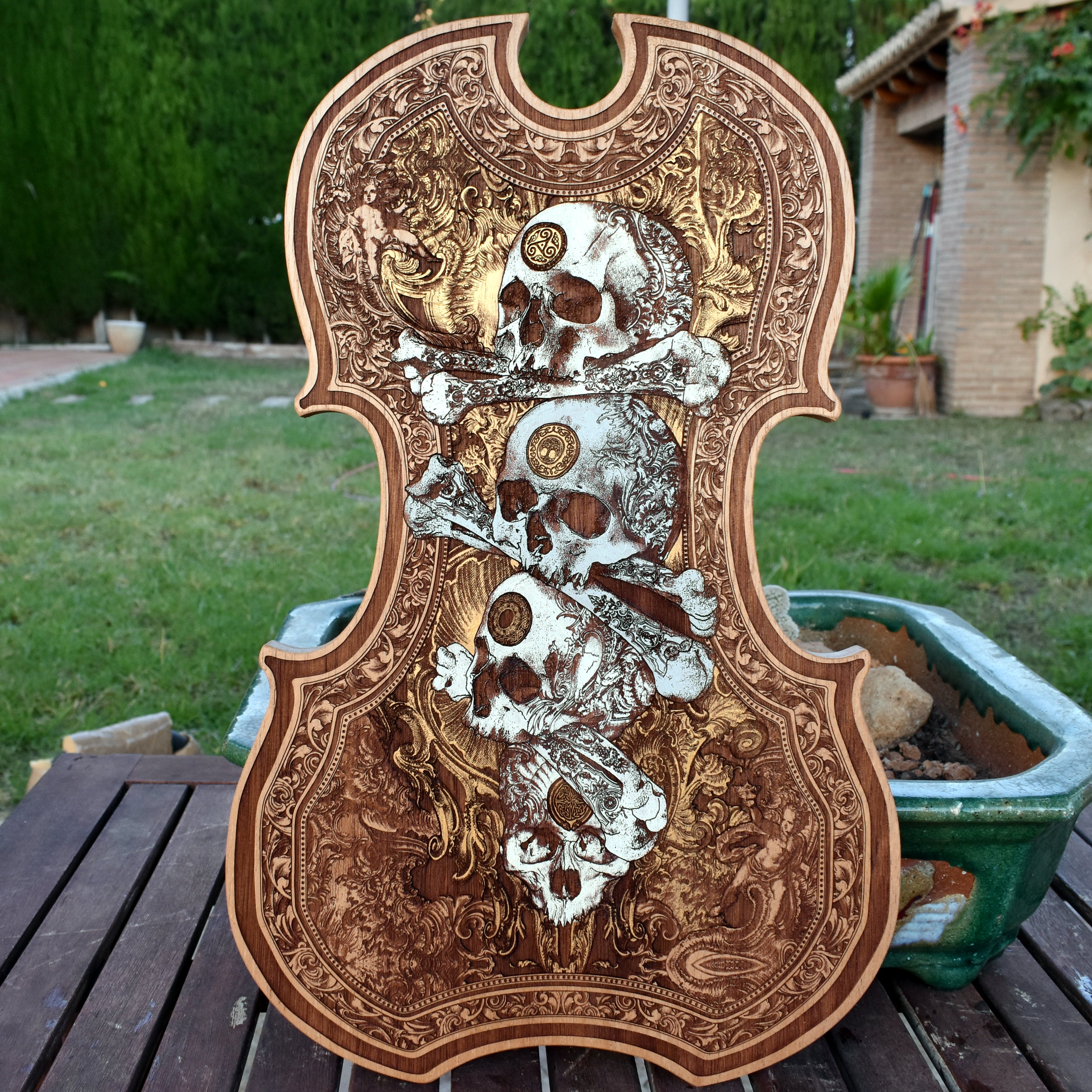 Trofeos de calavera - Violín - Edición limitada