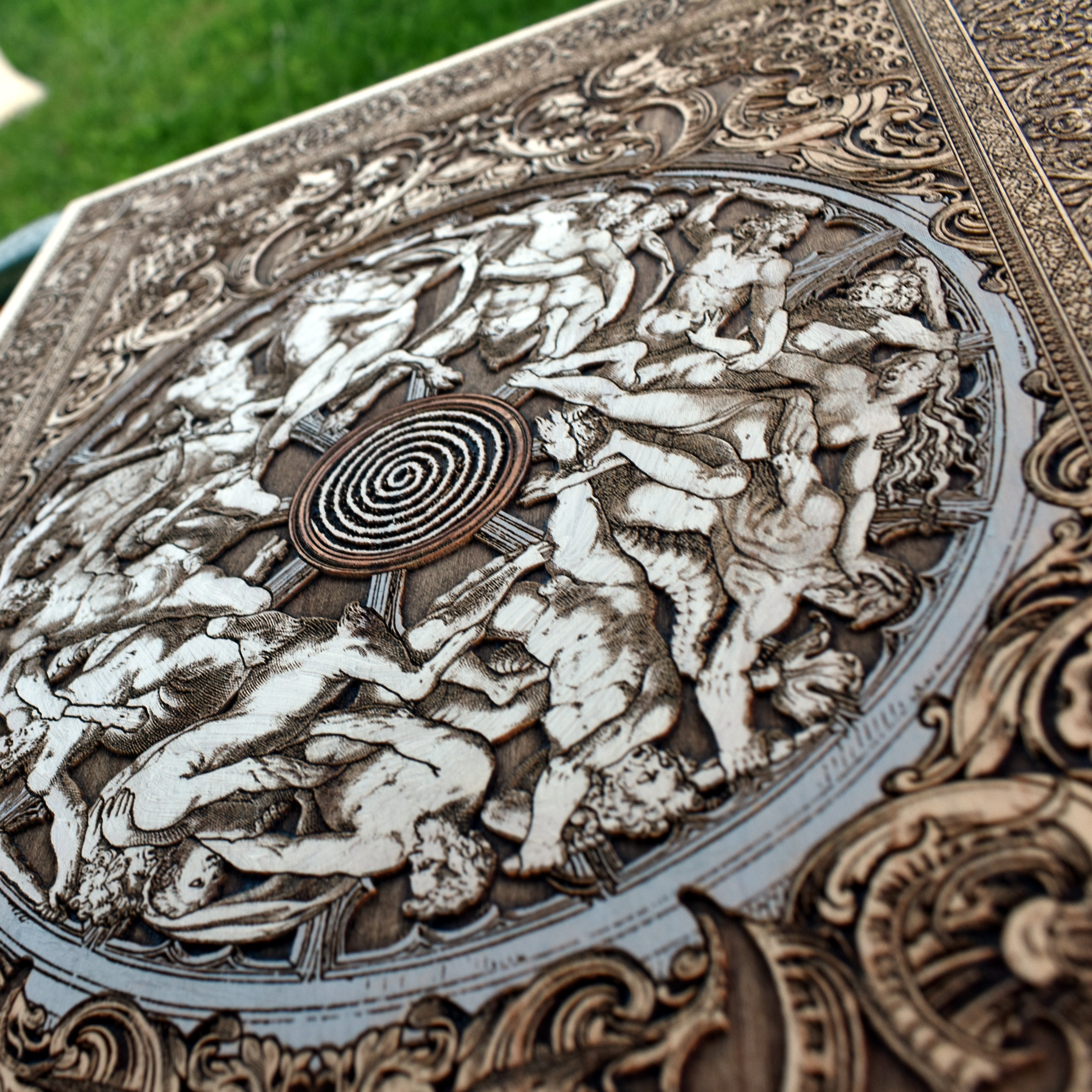 carved war landscape