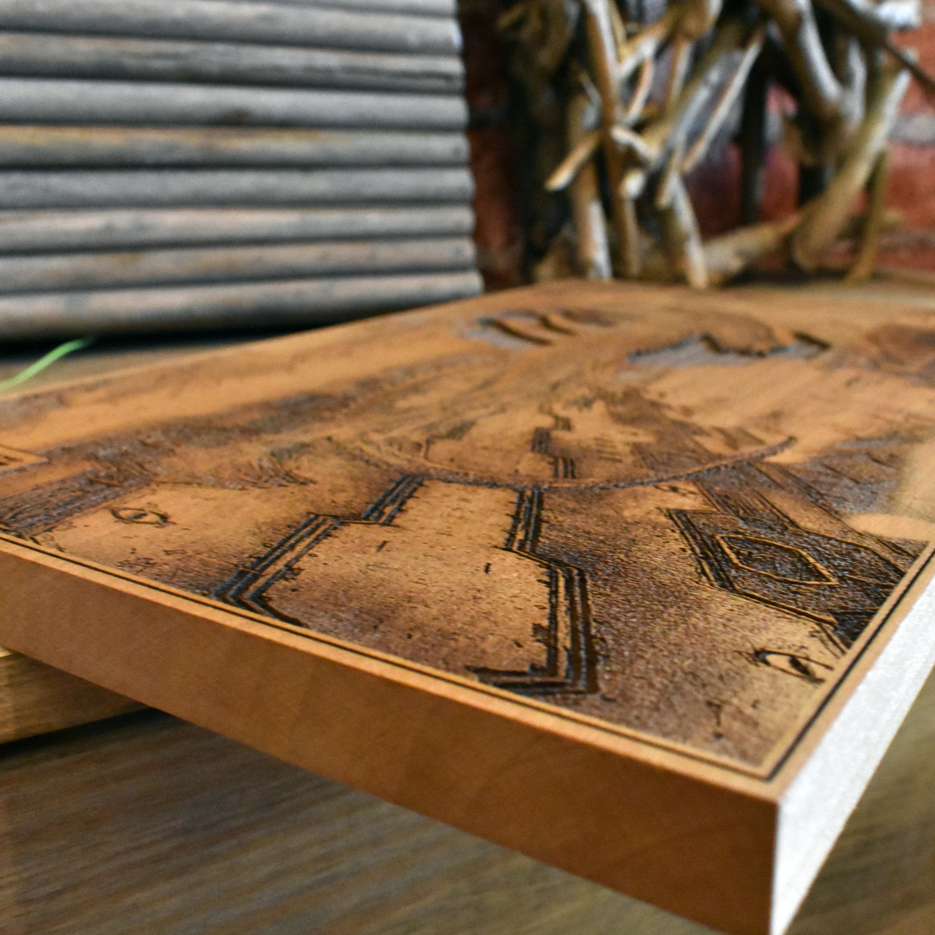 Horror movie-inspired Xenomorph wall decor – unique handmade gift