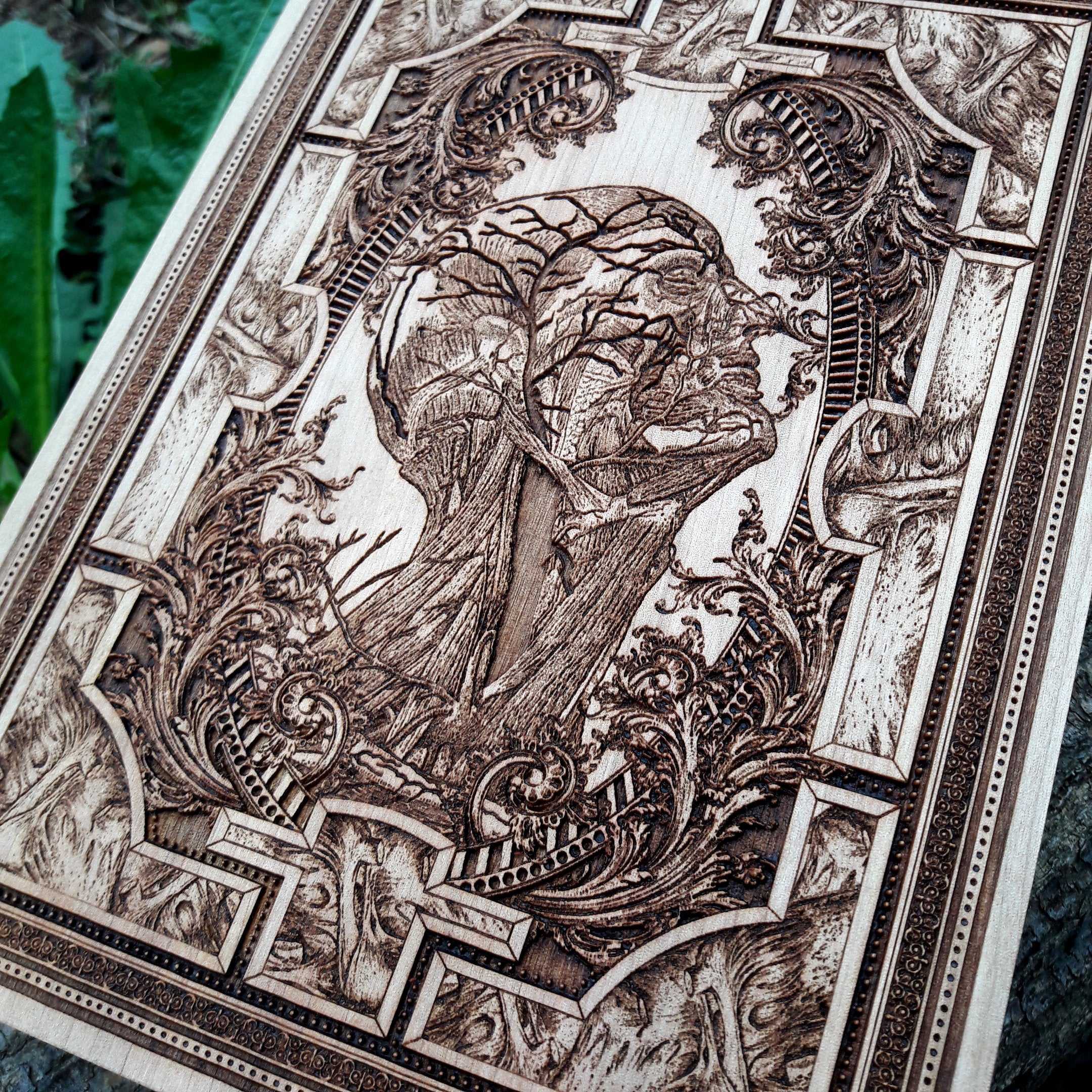 Vintage medical art on wood – a meaningful, handcrafted doctor and medical student gift.