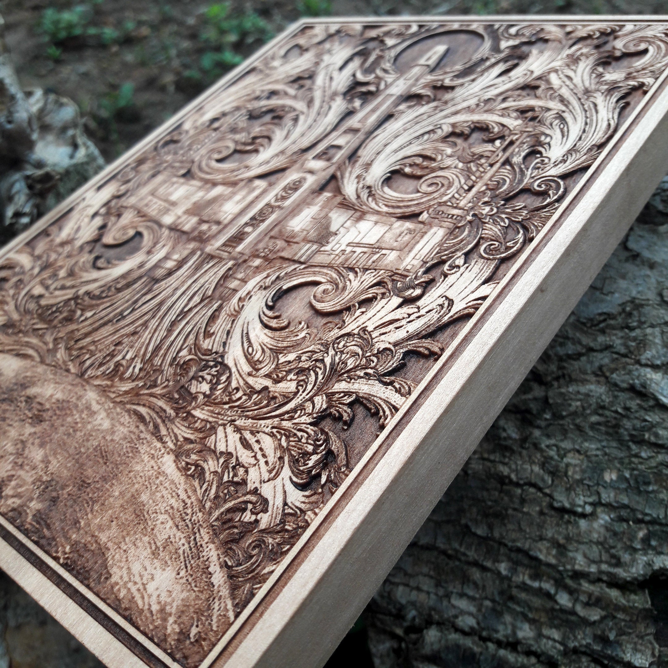 Star Wars X-Wing wood panel, geeky home decor for fans