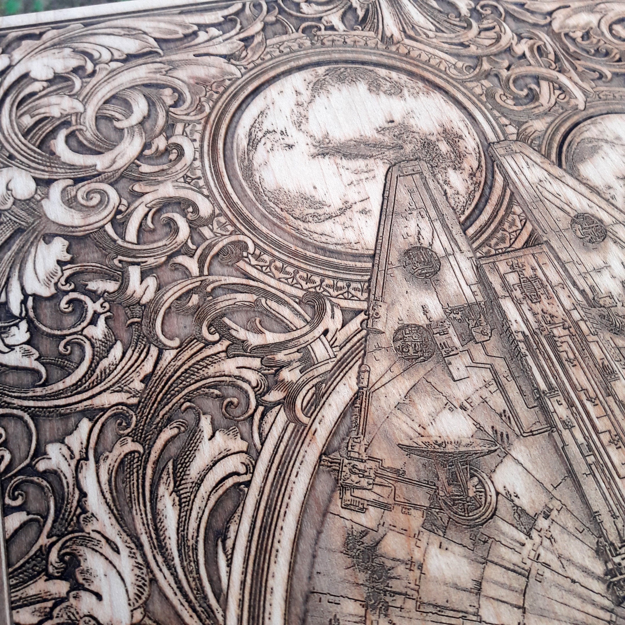 Sci-fi wall art featuring Star Wars Millennium Falcon