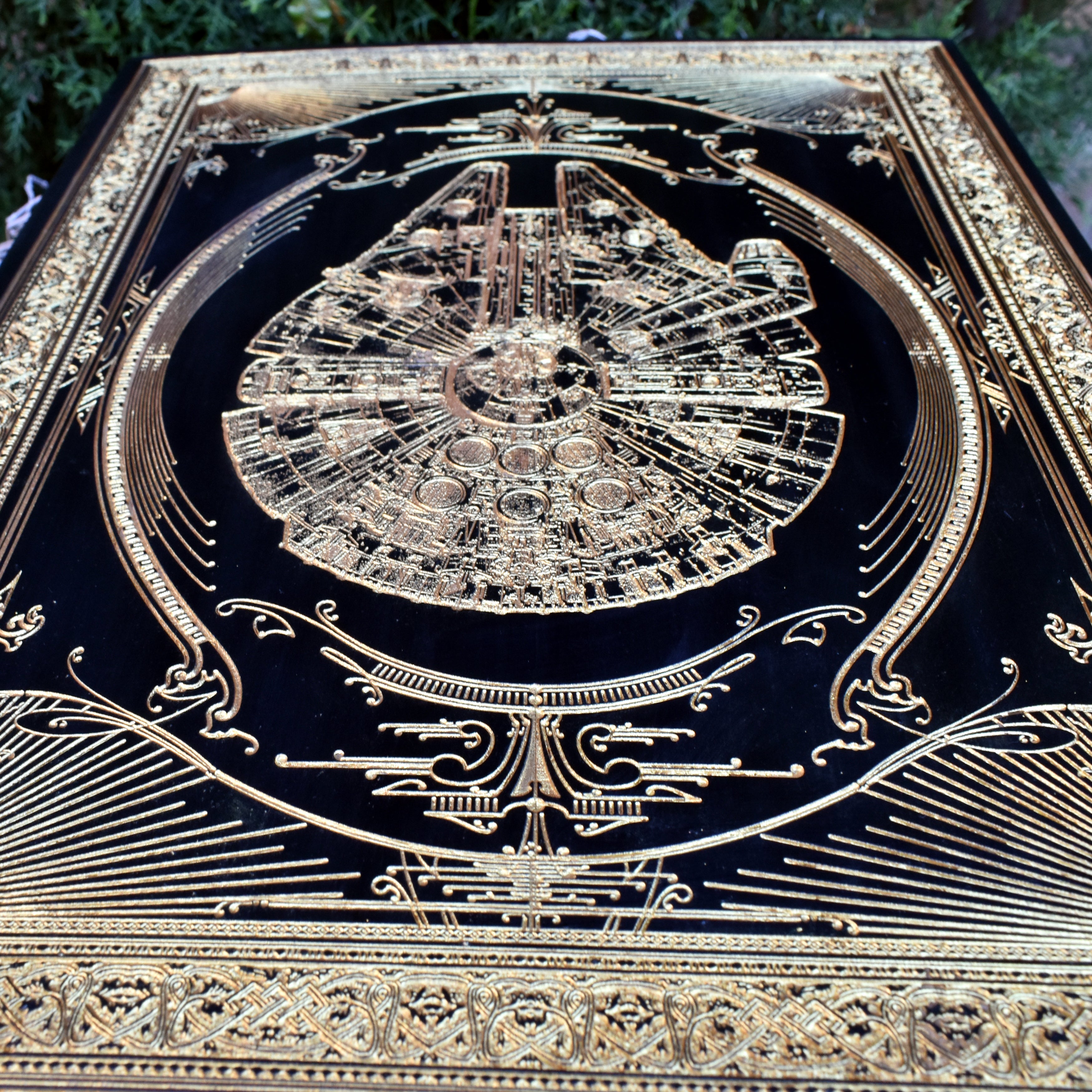 Intergalactic Ship Black Paint Star Wars - Large