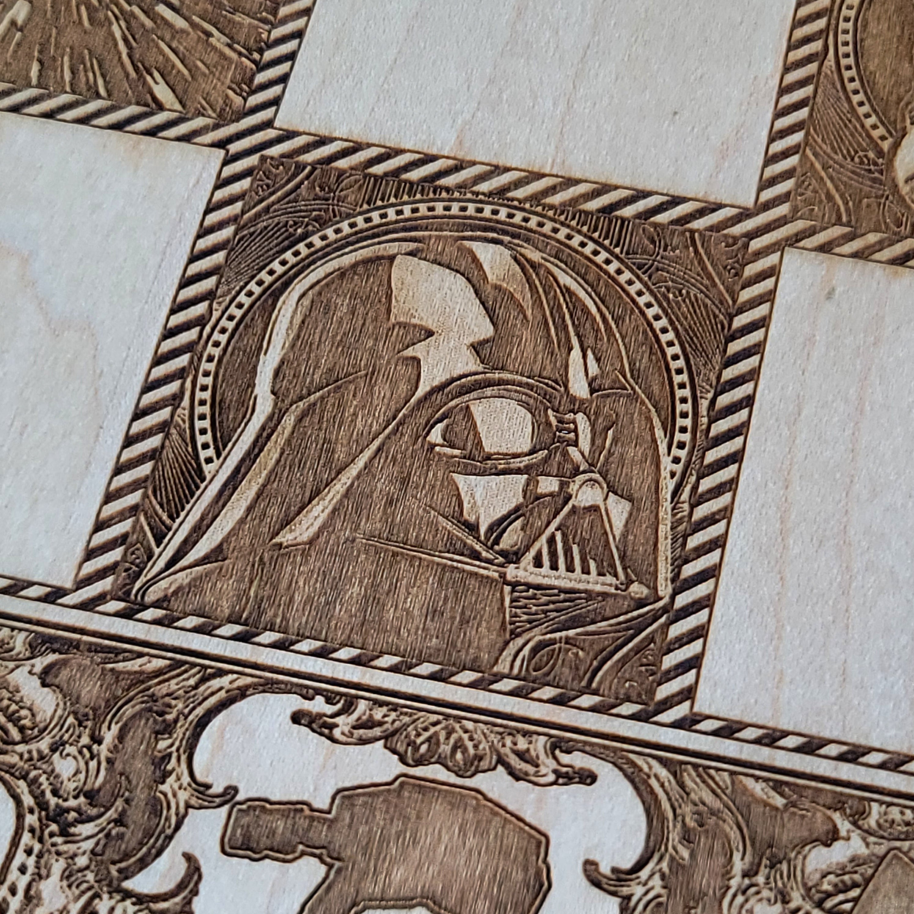 Sci Fi Star Wars  Chess Board - Tournament Size