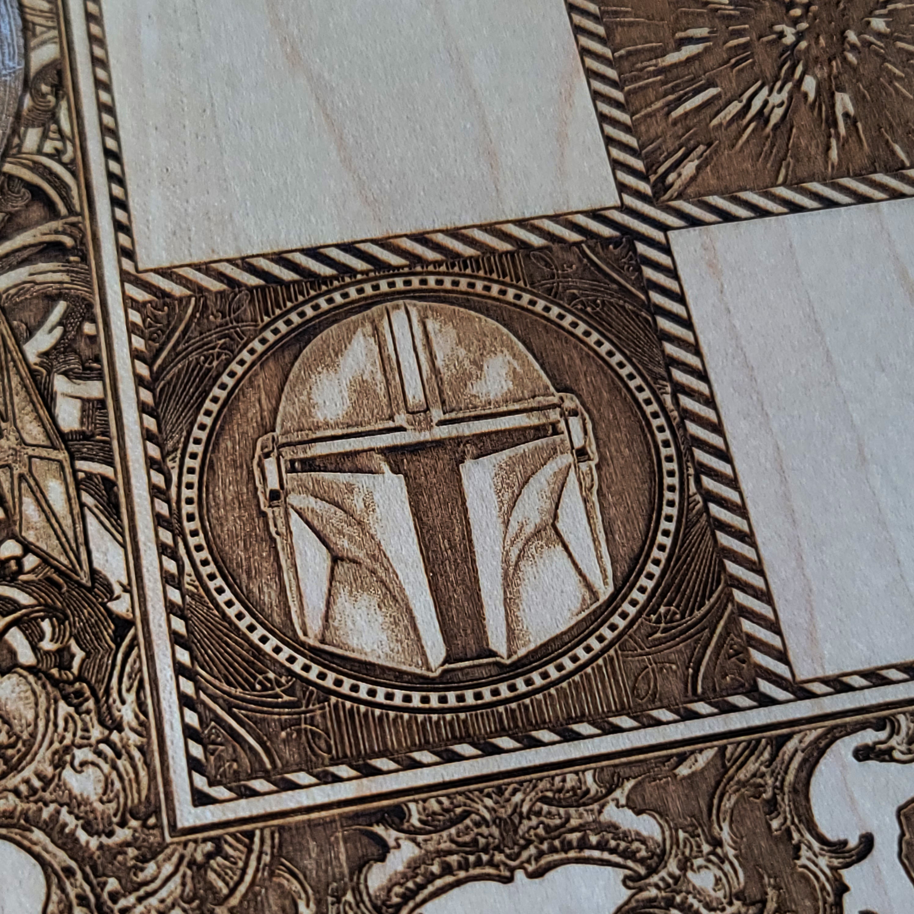 Sci Fi Star Wars  Chess Board - Tournament Size
