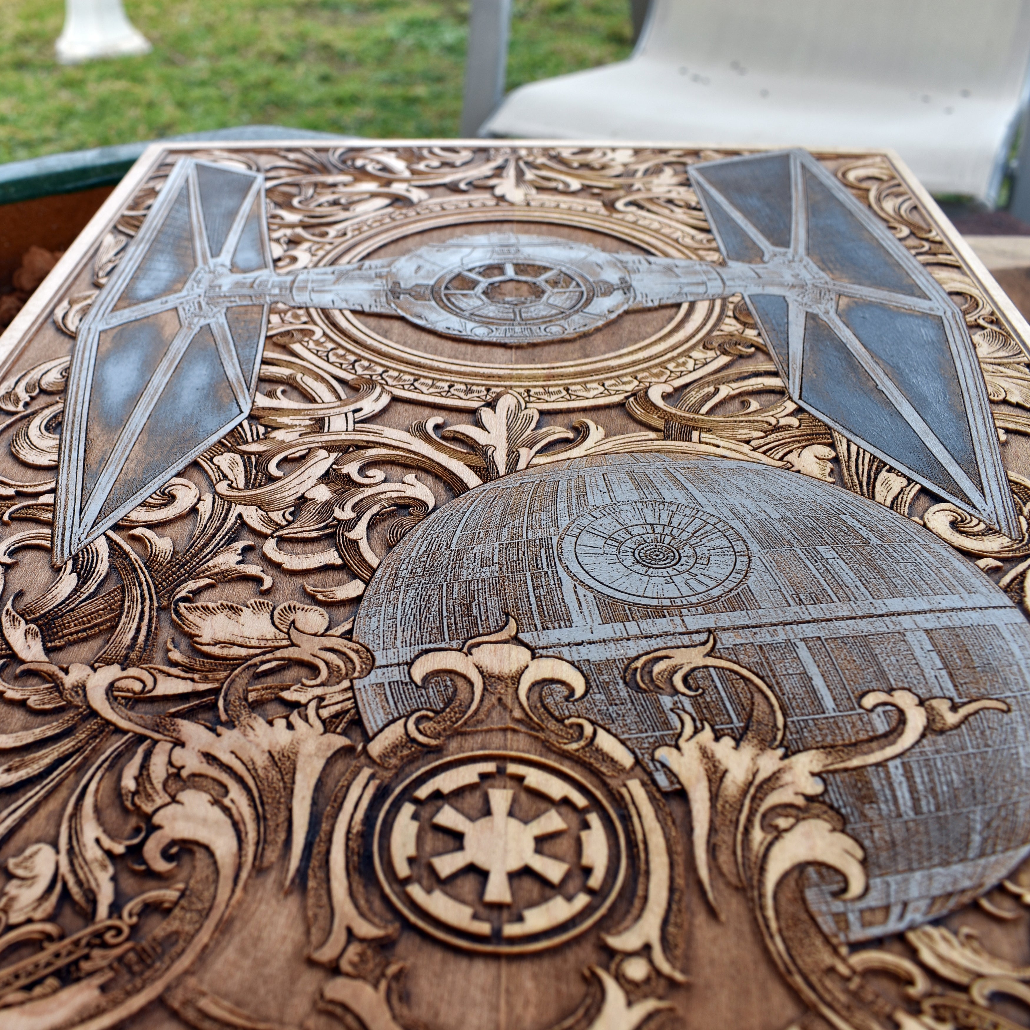 Intergalactic Ship I Star Wars - Large Hand Painted