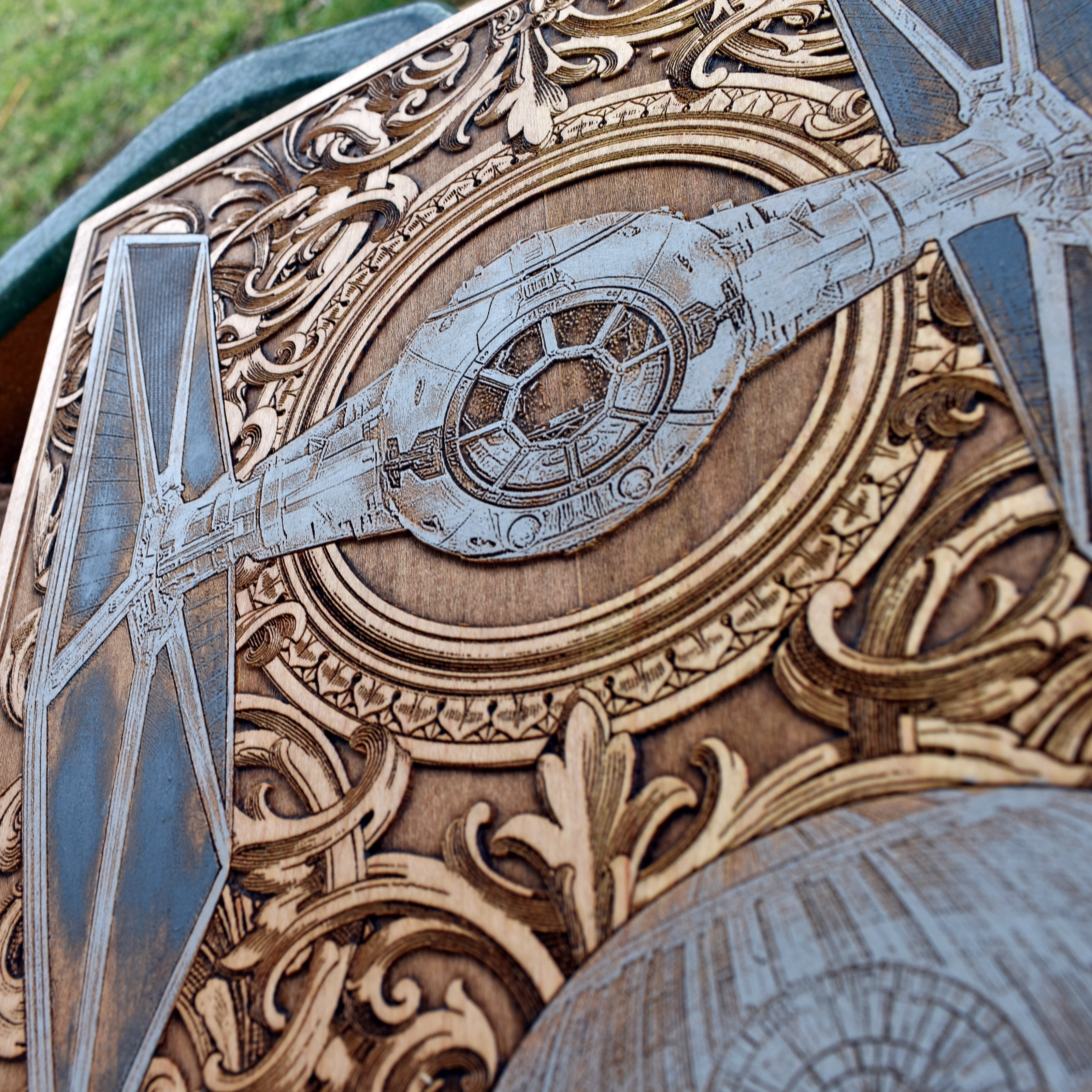 Intergalactic Ship I Star Wars - Large Hand Painted