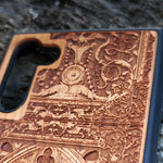 Load image into Gallery viewer, iPhone &amp; Samsung Galaxy Wood Phone Case - Gothic Pattern (6)
