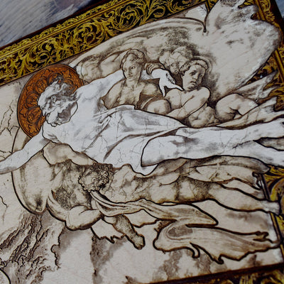 Personalized Michelangelo Creation of Adam wall art, Catholic religious gift for men or women, perfect for birthdays, anniversaries, or home blessings