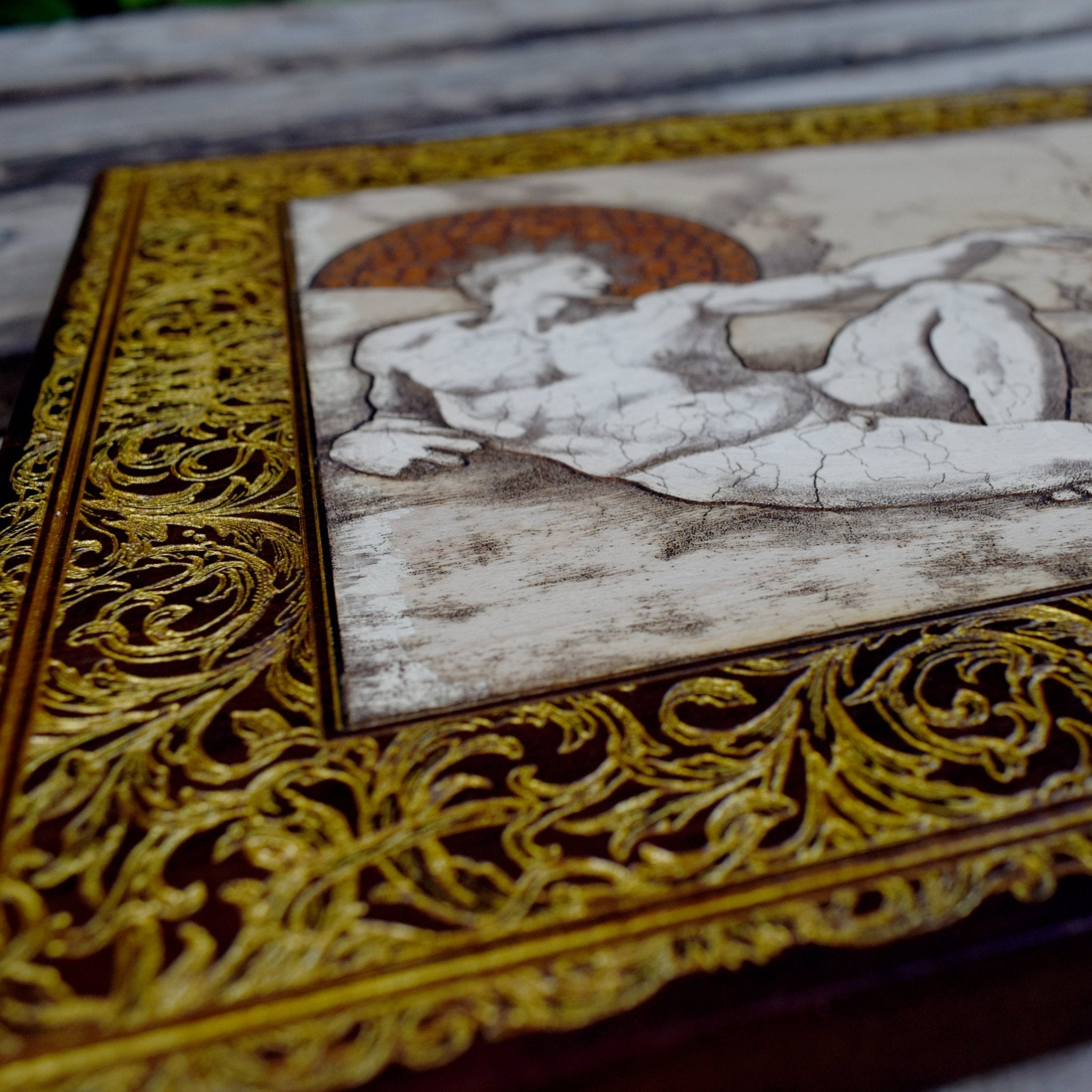 Personalized Michelangelo Creation of Adam wall art, Catholic religious gift for men or women, perfect for birthdays, anniversaries, or home blessings