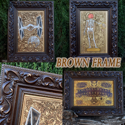 Tie Fighter Ship Star Wars  - Medium Hand Painted Star Wars engraved wood phone case