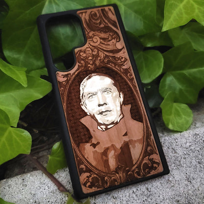Count Dracula - Wood Phone Case - Hand Painted