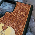 Load image into Gallery viewer, iPhone &amp; Samsung Galaxy Wood Phone Case - &quot;Cthulhu&quot; Hand Painted
