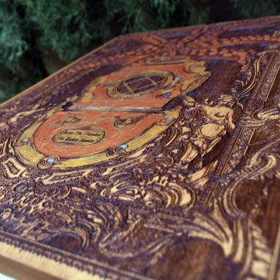 In The Depths - Cedar Wood - Large