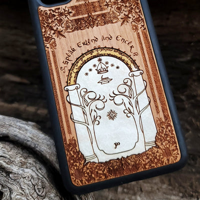 Hand-painted white wood phone case featuring unique, custom design with intricate details. Compatible with iPhone , 15, 14, 13, 12, 11 Pro Max Mini, and Samsung Galaxy S, S24, S23, S22, S21, S20 Ultra, Plus, Note 20. Slim, durable, and protective with artistic flair.
