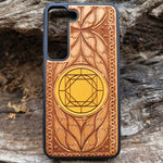 Load image into Gallery viewer, iPhone &amp; Samsung Galaxy Wood Phone Case - Grace Sword of Truth Artwork  Hand Painted
