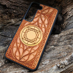 Load image into Gallery viewer, iPhone &amp; Samsung Galaxy Wood Phone Case - Grace Sword of Truth Artwork  Hand Painted
