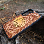 Load image into Gallery viewer, iPhone &amp; Samsung Galaxy Wood Phone Case - Grace Sword of Truth Artwork  Hand Painted
