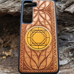 Load image into Gallery viewer, iPhone &amp; Samsung Galaxy Wood Phone Case - Grace Sword of Truth Artwork  Hand Painted
