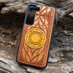 Load image into Gallery viewer, iPhone &amp; Samsung Galaxy Wood Phone Case - Grace Sword of Truth Artwork  Hand Painted
