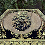 Load image into Gallery viewer, Heart Black Paint Gothic Pattern - Large
