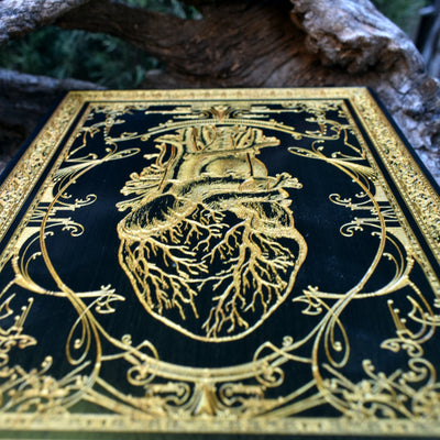 Handmade wooden artwork 'nan' – wood gift for 5 year anniversary, wedding present, gift for him or her, romantic handcrafted decor