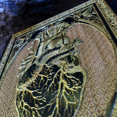 Handmade wooden artwork 'nan' – wood gift for 5 year anniversary, wedding present, gift for him or her, romantic handcrafted decor