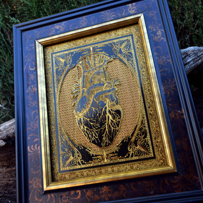 Handmade wooden artwork 'nan' – wood gift for 5 year anniversary, wedding present, gift for him or her, romantic handcrafted decor