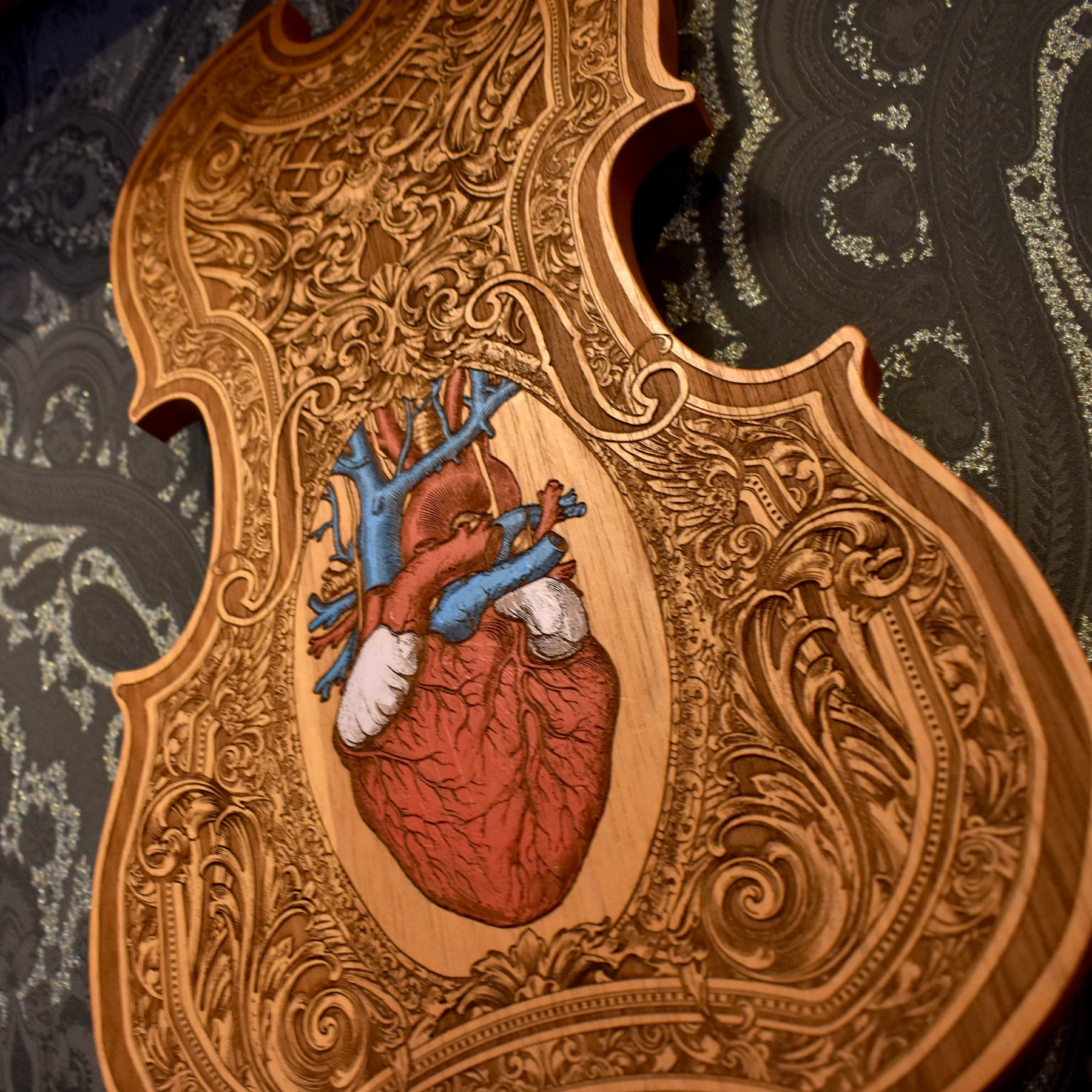 Anatomical Heart Violin