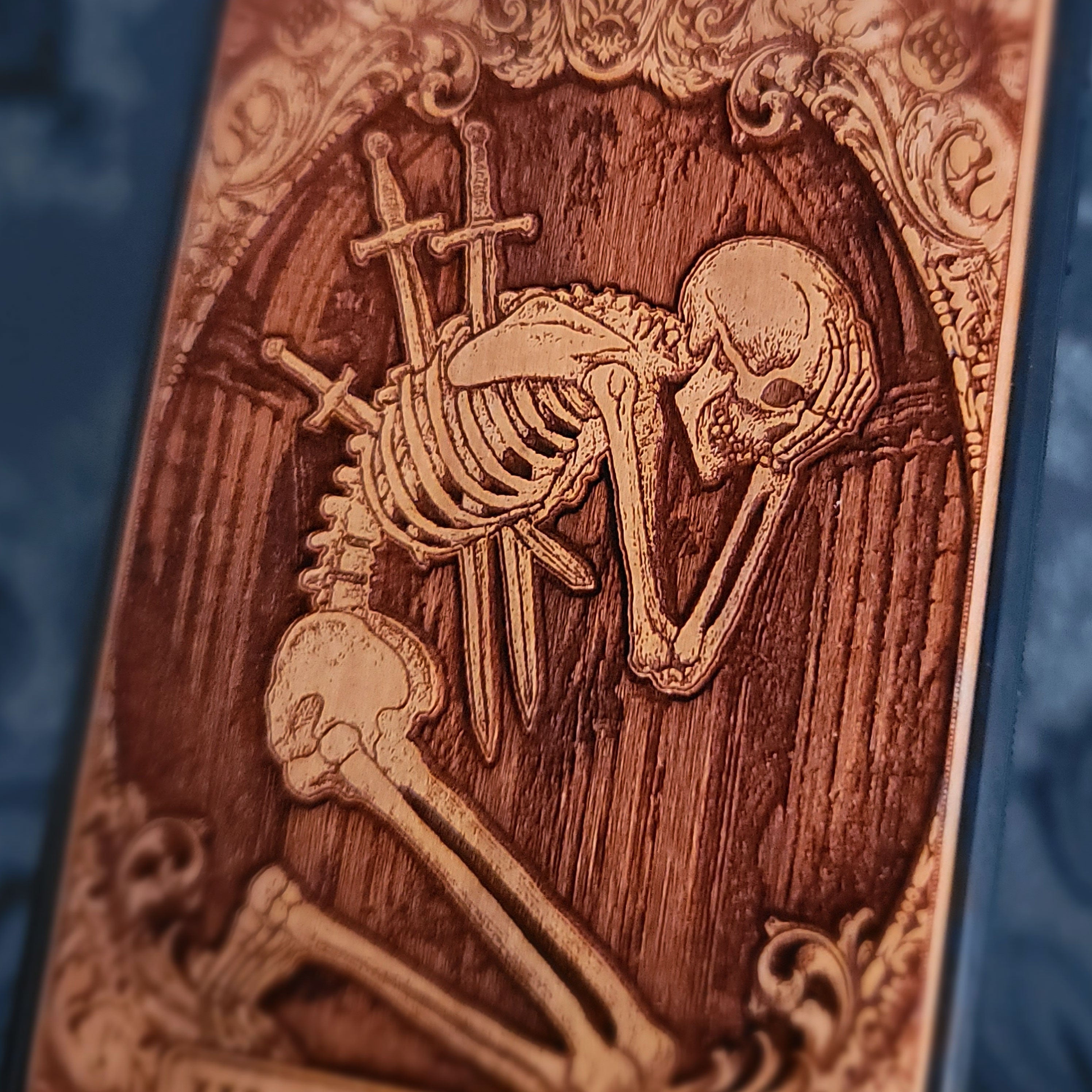Three of Swords Tarot Card Phone Case