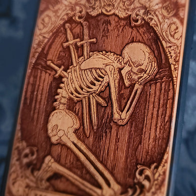 Three of Swords Tarot Card Phone Case