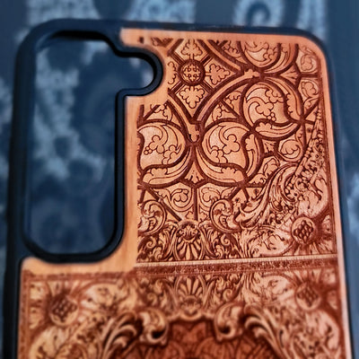 Jerusalem Cross - Wood Phone Case