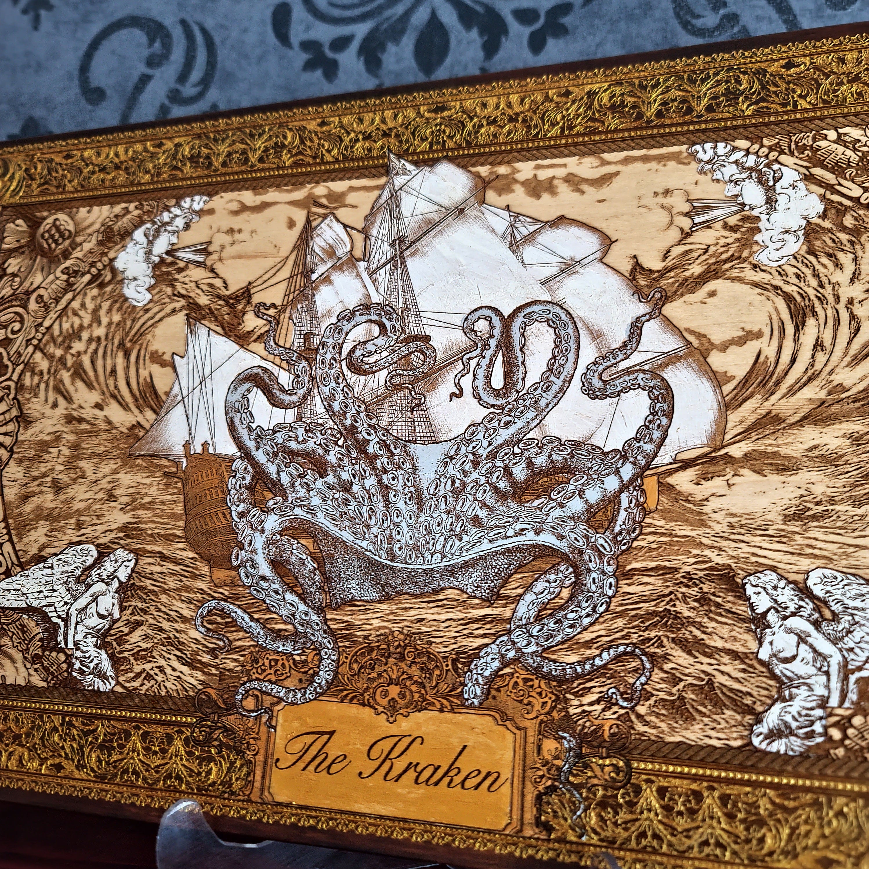The Kraken - Limited Edition Extra Large Walnut Stained