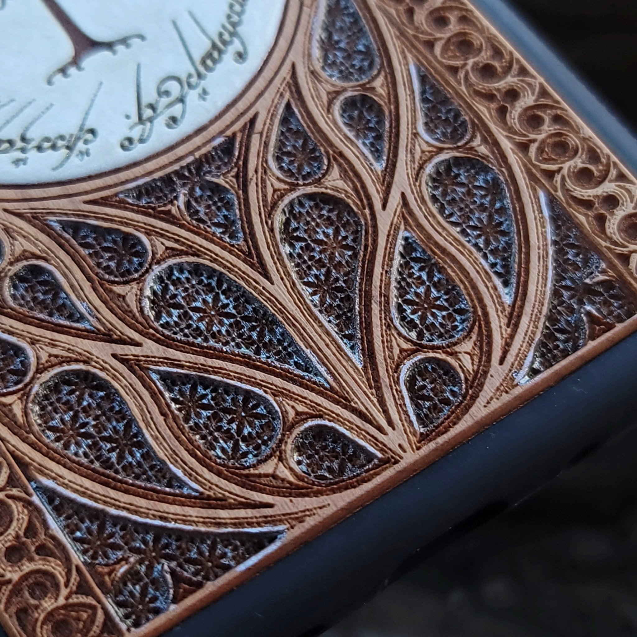 Wooden phone case for iPhone and Samsung Galaxy featuring a runic inscription and Gothic pattern design, laser-engraved for a unique look. Slim, durable, and compatible with iPhone 15, 14, 13, 12, 11 Pro Max Mini, and Samsung Galaxy S24, S23, S22, S21, S20 Ultra, Plus, Note 20. Order now for a stylish and functional phone upgrade!