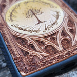 Load image into Gallery viewer, iPhone &amp; Samsung Galaxy Wood Phone Case -  LOTR I Gothic Pattern Hand Painted
