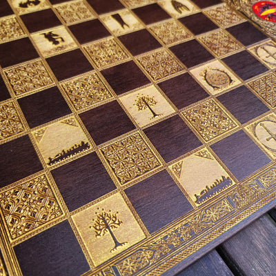 Gothic engraved wood art – gothic art, engraved wood, dark fantasy, skeleton design, artisan crafted