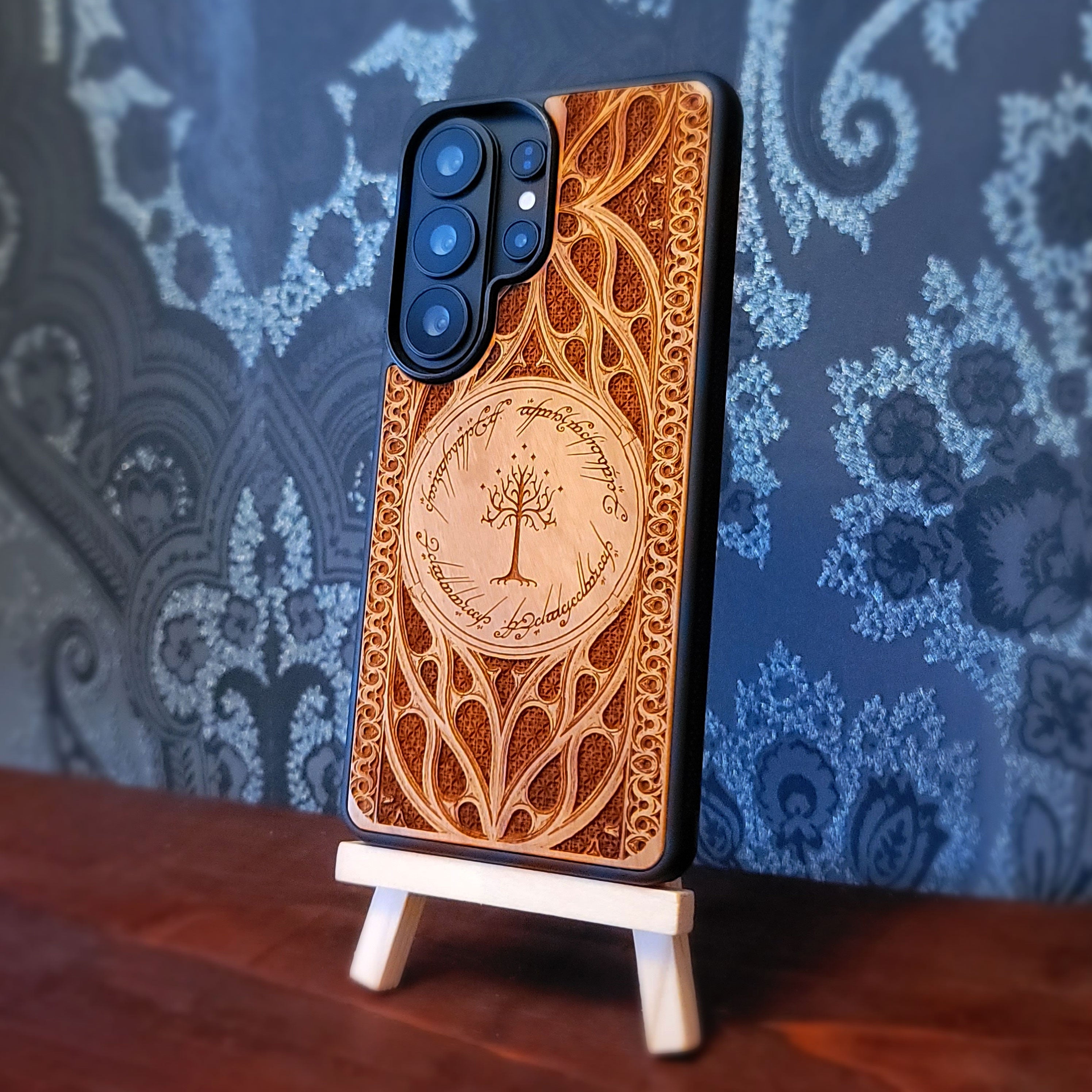 Lord of the Rings Gothic Design Wood Phone Case Lord of the Rings Gothic Design Wood Phone Case