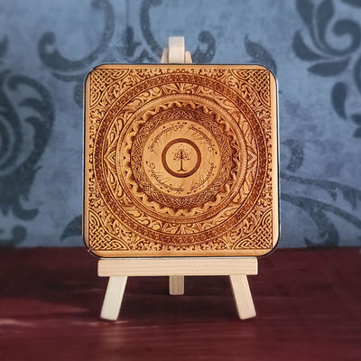 Lord of the Rings Wireless Charger | Elven Runes Art Wireless Charger
